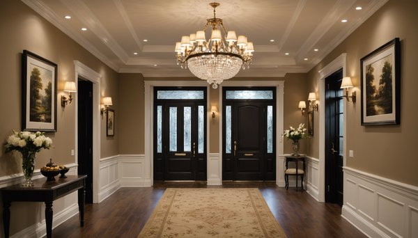 Éclairez votre espace avec une suspension de couloir élégante