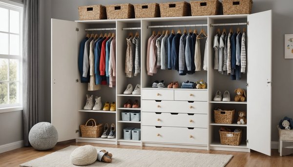 Top 5 armoires pour optimiser l'espace dans une chambre d'enfant