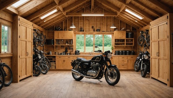 10 idées créatives pour un garage en bois sur mesure facile à réaliser