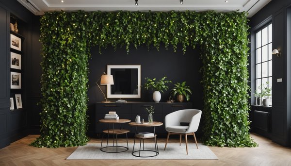 Transformez votre intérieur avec des solutions de lierre artificiel chic