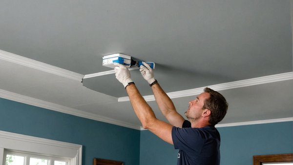 Comment repeindre un plafond sans laisser de traces ?